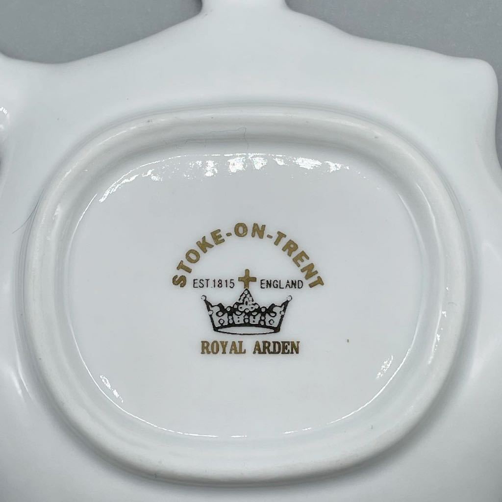 ☆未使用品☆ROYAL ARDEN ロイヤルアーデン☆STOKE-ON-TRENT☆小皿☆飾り皿☆豆皿☆小物置き☆ティーポット型☆金彩_画像4