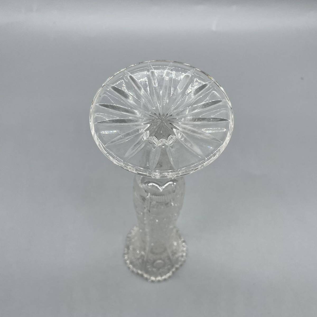 ☆BOHEMIA Crystal ボヘミアクリスタル☆花瓶☆一輪挿し☆花器☆クリスタルガラス☆高さ/約21㎝☆フラワーベース☆チェコスロバキア製_画像5