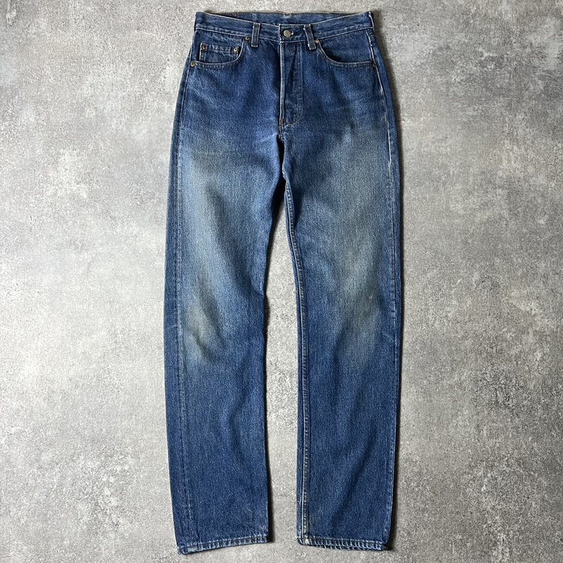 ヒゲ 80s USA製 Levis 501 デニム パンツ 30 34 / 80年代 アメリカ製 ビンテージ リーバイス ジーンズ ジーパン ストレート_画像1