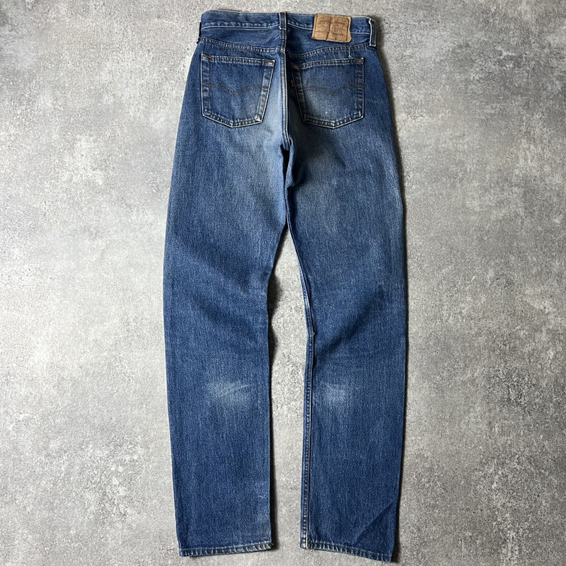 ヒゲ 80s USA製 Levis 501 デニム パンツ 30 34 / 80年代 アメリカ製 ビンテージ リーバイス ジーンズ ジーパン ストレート_画像9