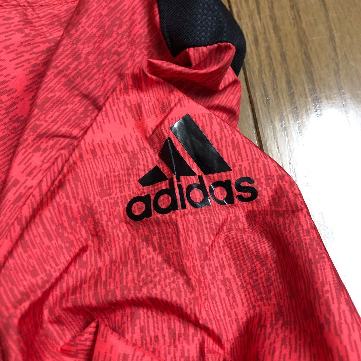  Adidas hood Wind breaker 140 Kids used free shipping 