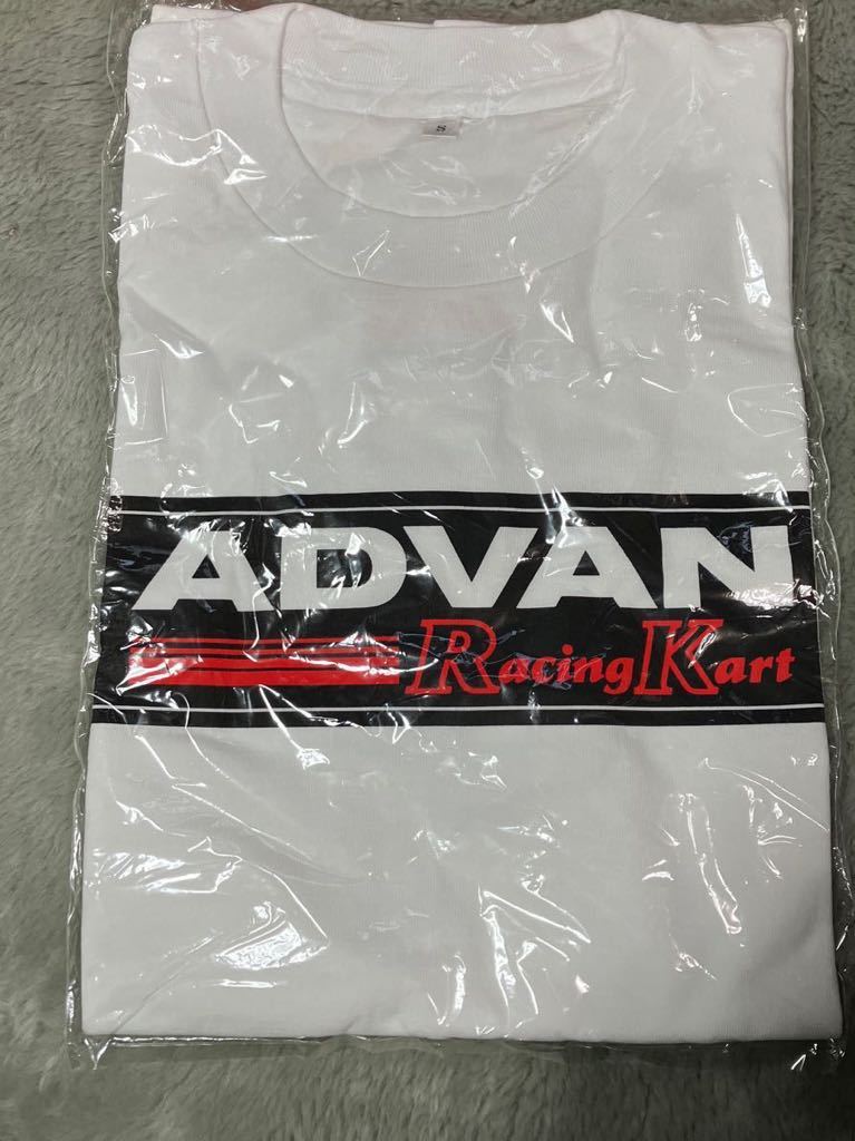 【新品未開封】アドバンレーシングカートADVAN RACING KARTのTシャツ白 _画像1
