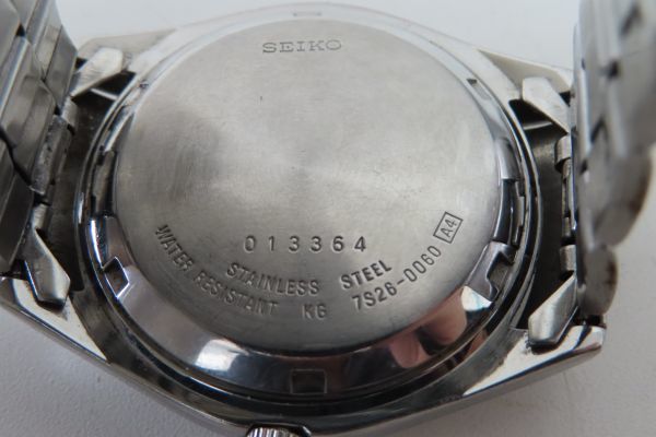 6019/dt/01.18 SEIKO5 セイコーファイブ 7S26-0060 AUTOMATIC 自動巻きメンズ腕時計（89342）_画像6