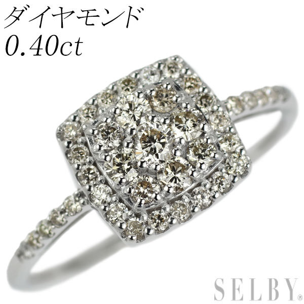 今年も話題の K18WG SELBY 出品2週目 0.40ct リング ダイヤモンド