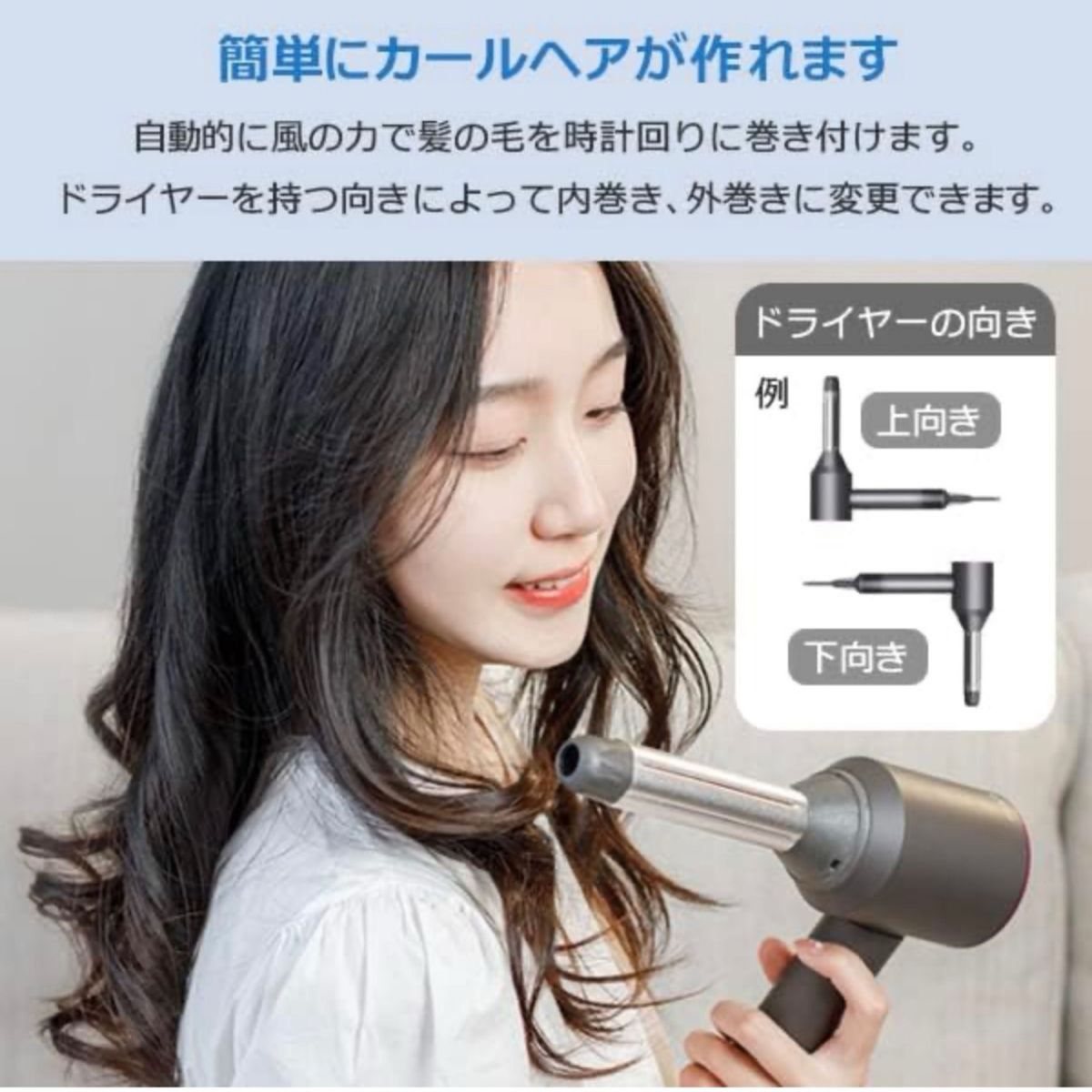 カール アイロン ドライヤー 用 アタッチメント 28mm ヘアドライヤー コテ ノズル アクセサリー マグネット吸着