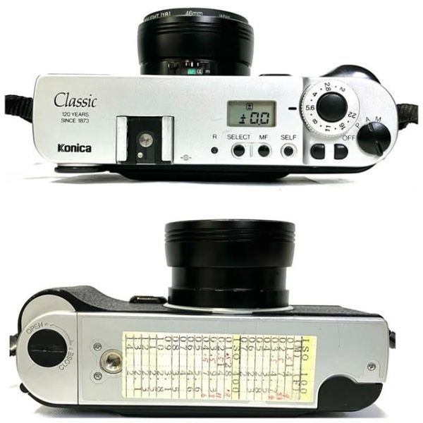 仙53 Konica HEXAR Classic 120周年記念特別限定セット コンパクトフィルムカメラ 35mm F2.0 箱付き 付属品あり コニカ ヘキサー_画像6