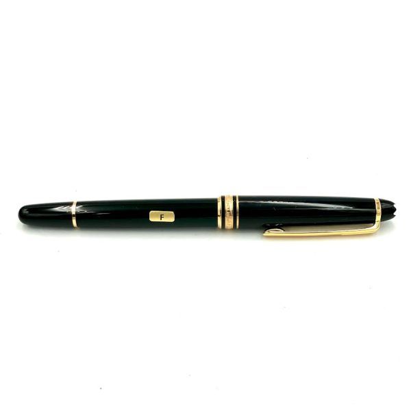 仙3 MONTBLANC No144 マイスターシュテュック 万年筆 ペン先 4810 14K モンブラン ブラックカラー 箱付き 筆記用具_画像3