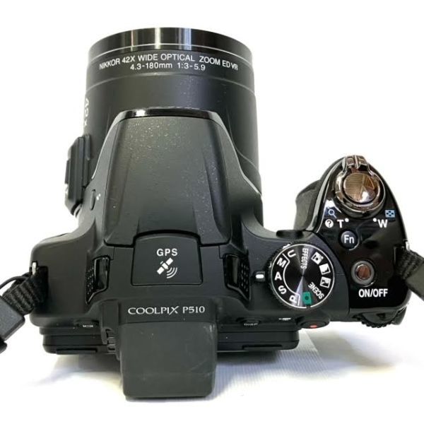 仙53 Nikon COOLPIX P510 デジカメ デジタルカメラ ニコン クールピクス/NIKKOR 42X WIDE OPTICAL ZOOM ED VR 4.3-180mm 1:3-5.9 レンズ_画像6