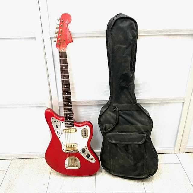仙102 Fender Japan JAGUAR JG-66 レッド/赤×ホワイト/白 エレキ 仙102 Fender Japan JAGUAR JG-66 レッド/赤×ホワイト/白 エレキ