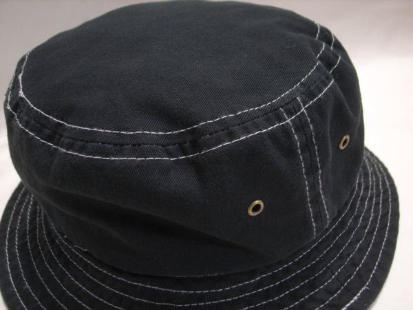 ●CDG コムデギャルソン L/XL ニューハッタン コラボ バケットハット 帽子 黒 キャップ SHIRT ブラック ジュンヤ ステューシー_画像6