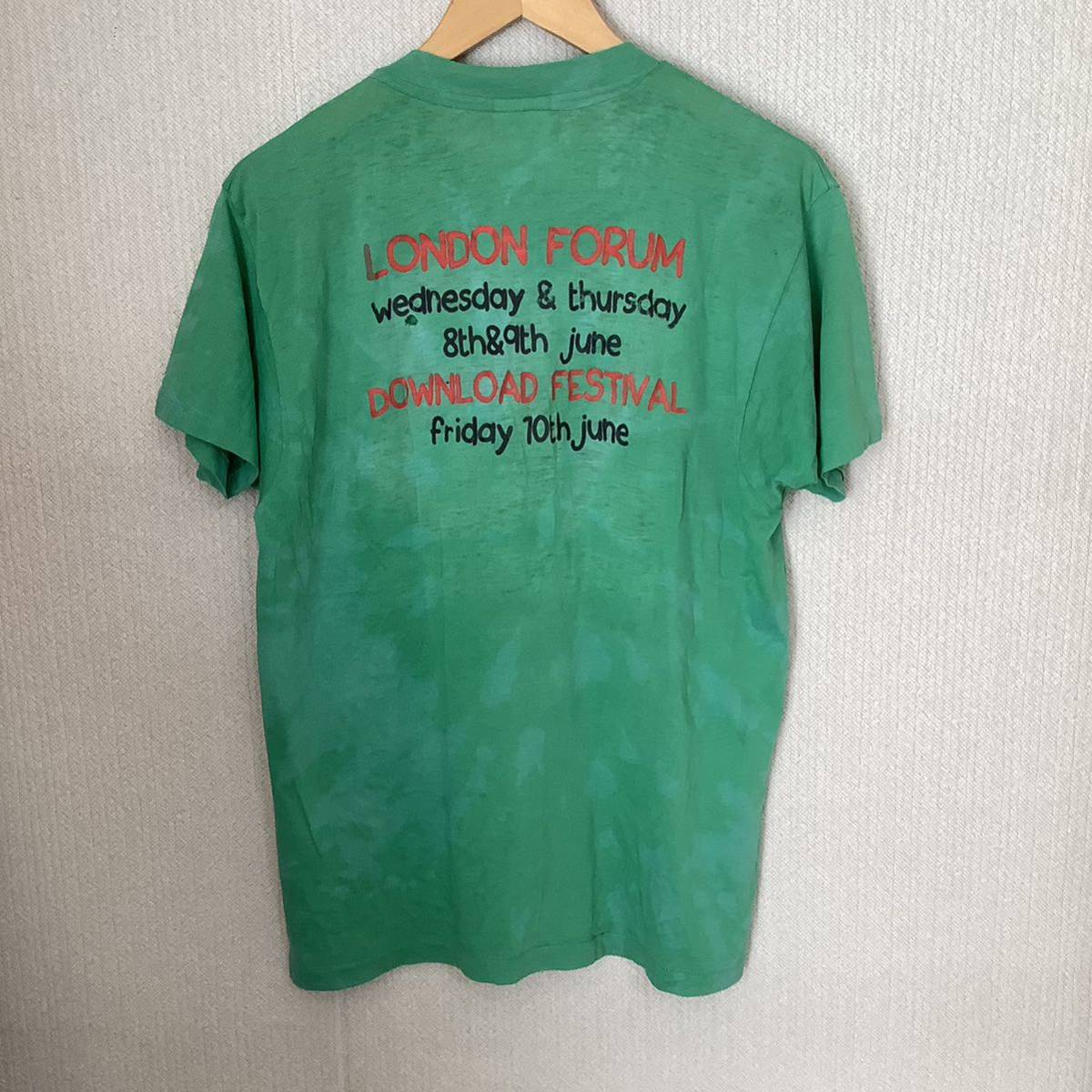 スペシャル 1990s Dinosaur Jr. ロンドン公演 3days限定 ヴィンテージ Tシャツ Hanes製 サイズL 80s 90s オルタナティブ_画像2