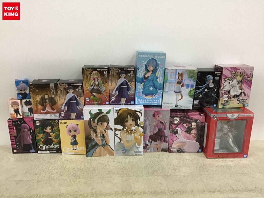 1円〜 同梱不可 ジャンク EXQフィギュア等 アイドルマスターシンデレラガールズ、ソードアートオンライン、鬼滅の刃 他_画像1