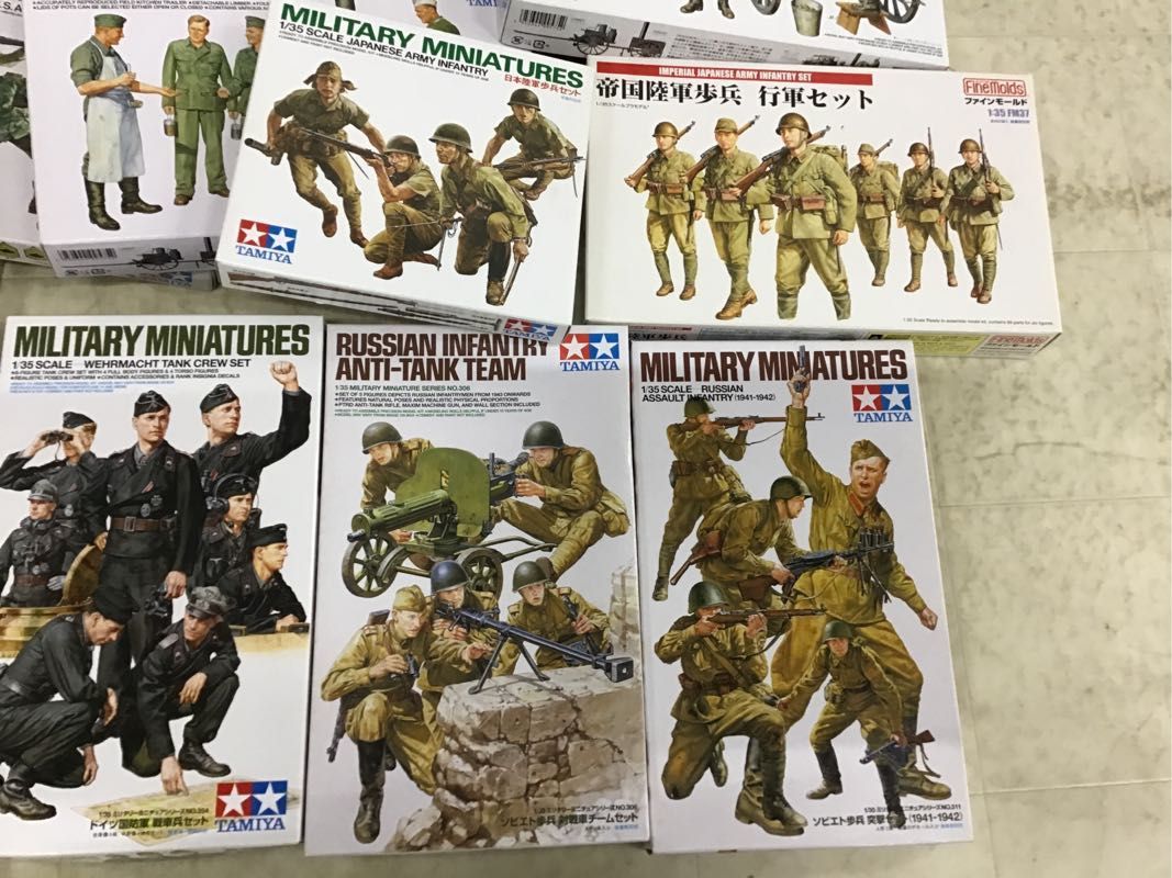 1円〜 同梱不可 ジャンク 1/35等ソビエト歩兵突撃セット 1941-1942、帝国陸軍歩兵 行軍セット 他_画像3