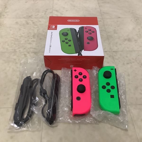 1円〜 Nintendo Switch 等 Pro コントローラー HAC-013 Joy-Con L ネオングリーン/ R ネオンピンク 他_画像4