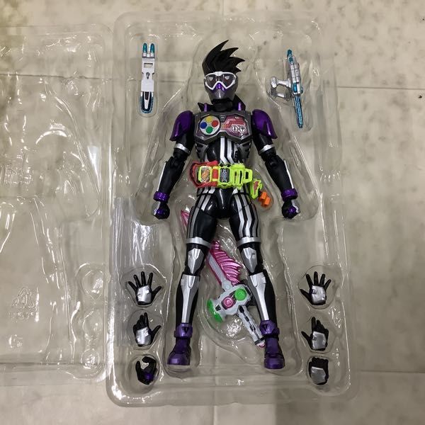 1円〜 S.H.Figuarts 仮面ライダーエグゼイド 仮面ライダーゲンム アクションゲーマー レベル0_画像2