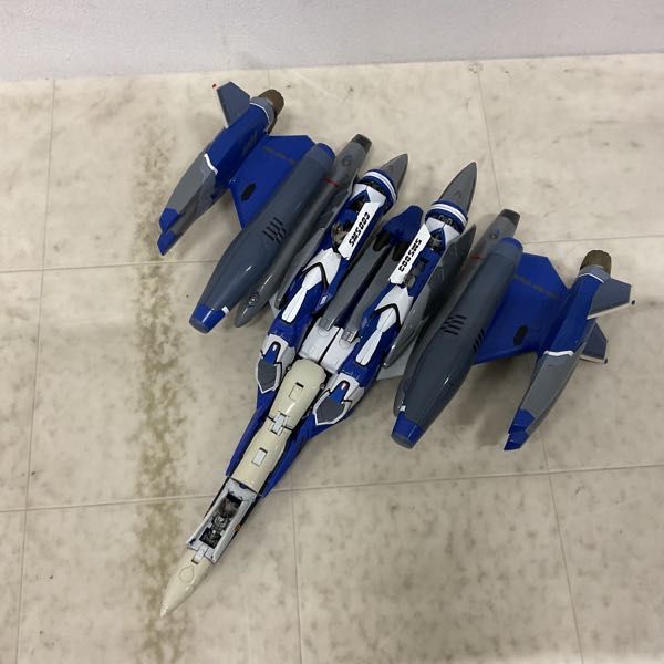 1円〜 ジャンク 箱無 バンダイ DX超合金 マクロスF VF-25G メサイアバルキリー ミハエル・ブラン機、トルネードパーツ_画像2