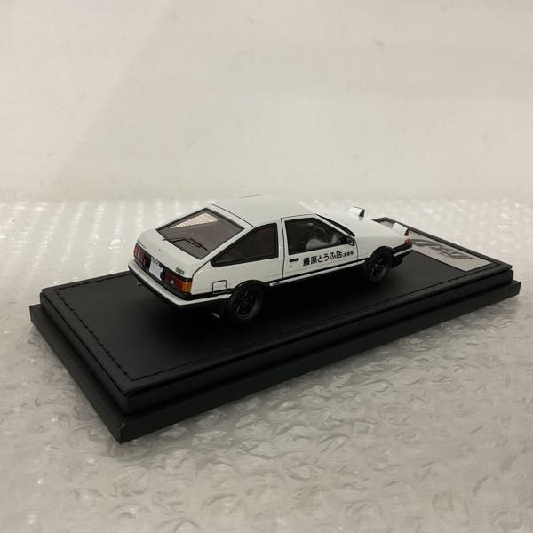 1円〜 イグニッションモデル 1/43 頭文字D トヨタ スプリンタートレノ AE86 3Dr GT Apex ホワイト/ブラック_画像3