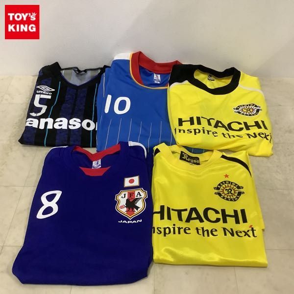 1円〜 日本代表 JFA 8 MATSUI レプリカユニフォーム サイズS 日立ビルシステム 15 MINORU レプリカユニフォーム サイズ150 他_画像1