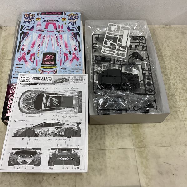 1円〜 フジミ 1/24 PACIFIC RACINGxラブライブ マクラーレン MP4-12C GT3 with ミューズ_画像2