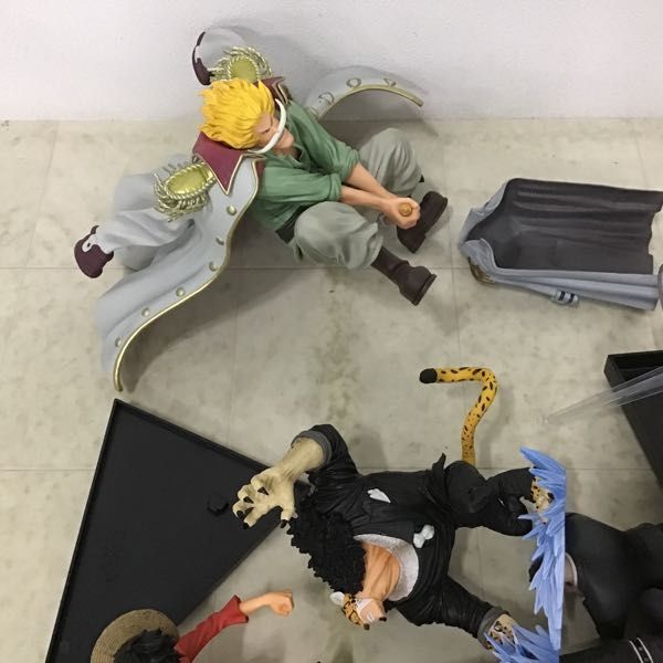 1円〜 訳あり ジャンク ONE PIECE フィギュア サンジ、黄猿、ロブ・ルッチ、ルフィ太郎 他_画像2