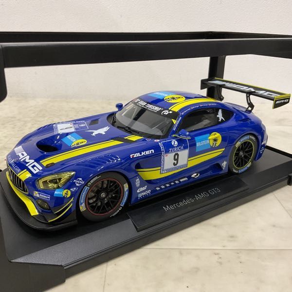 1円〜 ノレブ 1/18 メルセデス AMG GT3 Team Black Falcon 4th Place 24h Nurburgring ’16 Haupt Buurman Engel Muller #9_画像2