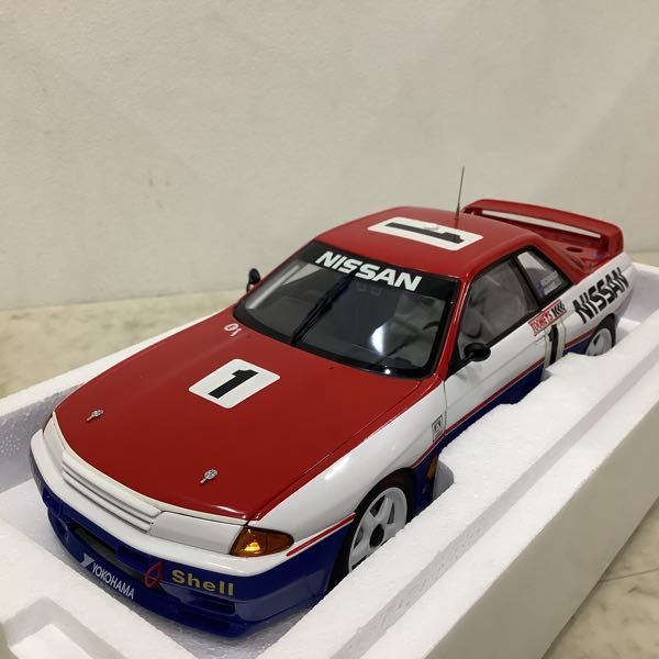 1円〜 オートアート 1/18 ニッサン スカイライン GT-R R32 BATHURST WINNER RICHARDS/SKAIFE #1_画像3