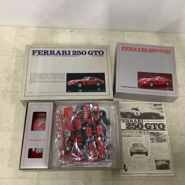 1円〜 バンダイ モノグラム 1/25 フェラーリ250GTO、フジミ 1/24 フェラーリF355チャレンジ、F355スパイダー_画像2