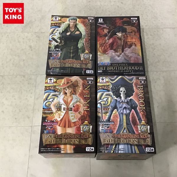 1円〜 未開封 ONE PIECE DXF BROTHERHOOD II モンキー・D・ルフィ DXF THE GRANDLINE MEN 5TH EDITION vol.5 ロロノア・ゾロ 他_画像1