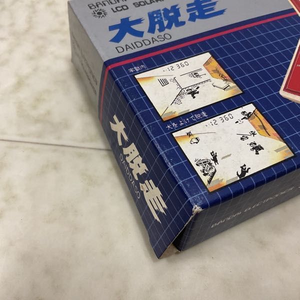 1円〜 旧バンダイ LCD ソーラーパワー 電子ゲーム 大脱走_画像9