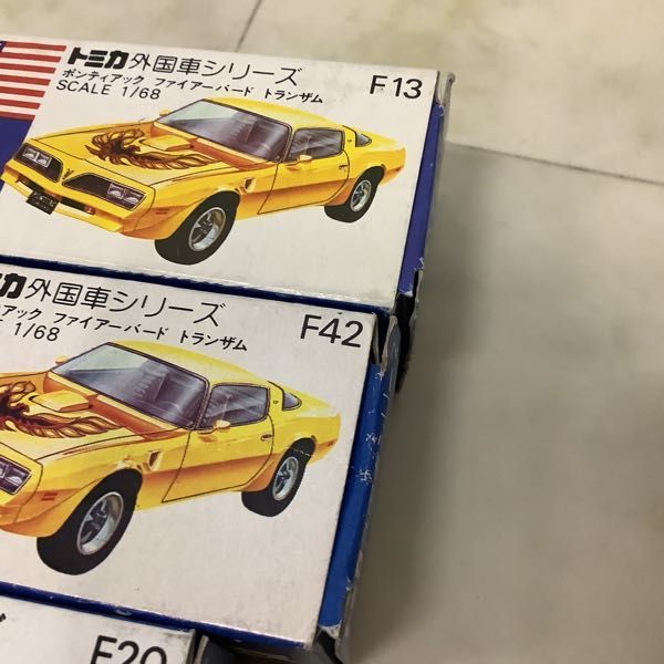 1円〜 青箱トミカ 外国車シリーズ ポンティアック ファイアーバード トランザム フォルクスワーゲン 1200LSE 日本製_画像8