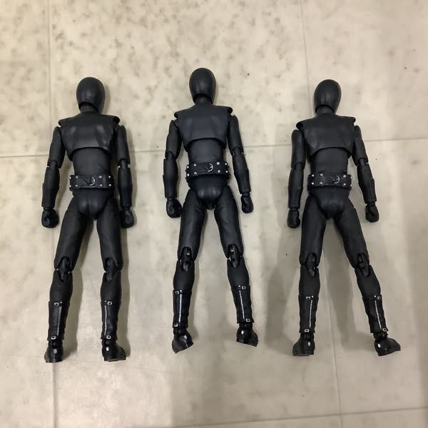 1円〜 バンダイ S.H.Figuarts 仮面ライダー ショッカー戦闘員 黒 世界征服! ショッカー戦闘員決戦セット_画像6