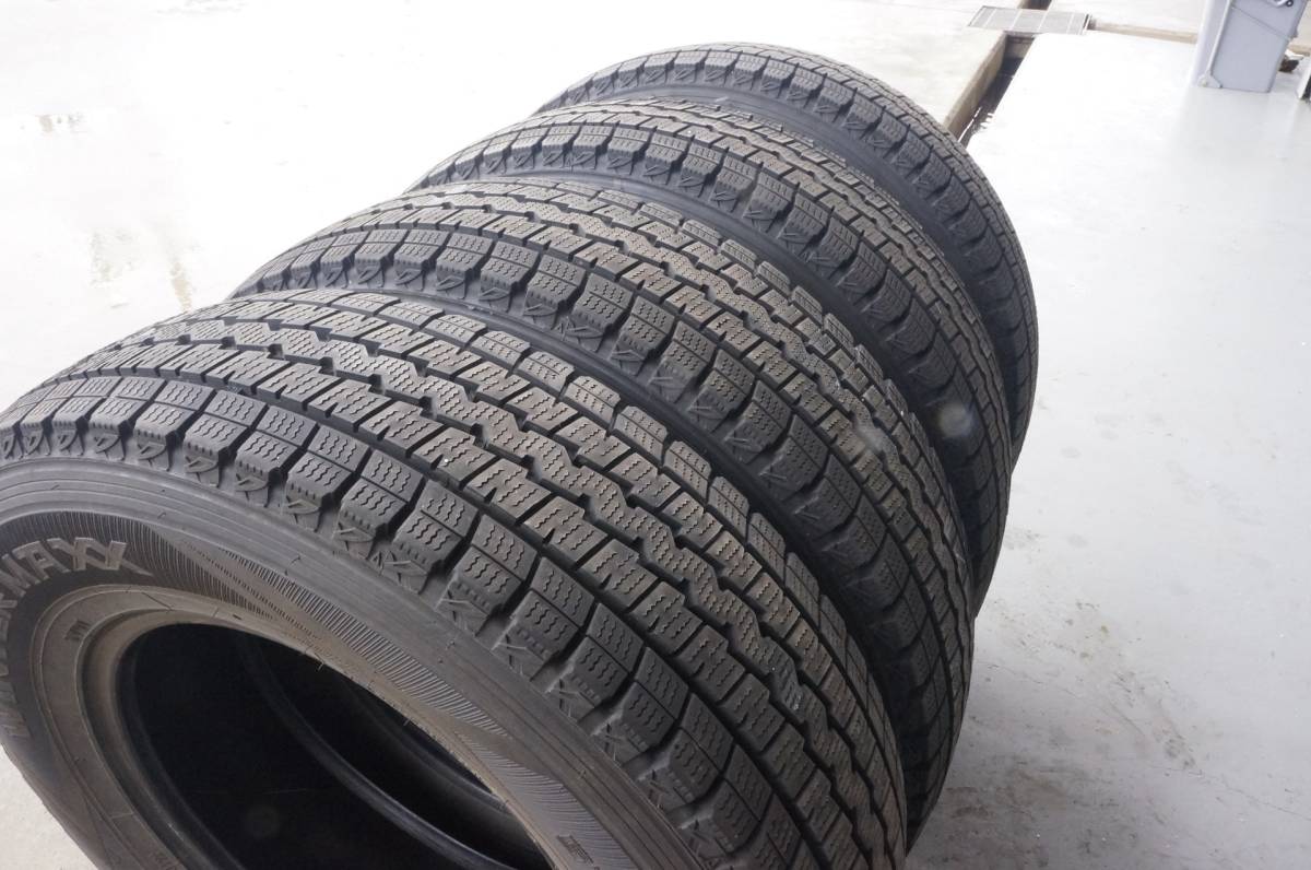 13・２０年製DLスタッドレス★195/80R15 107/105L LT★中古4本★ハイエース・キャラバン等_画像5