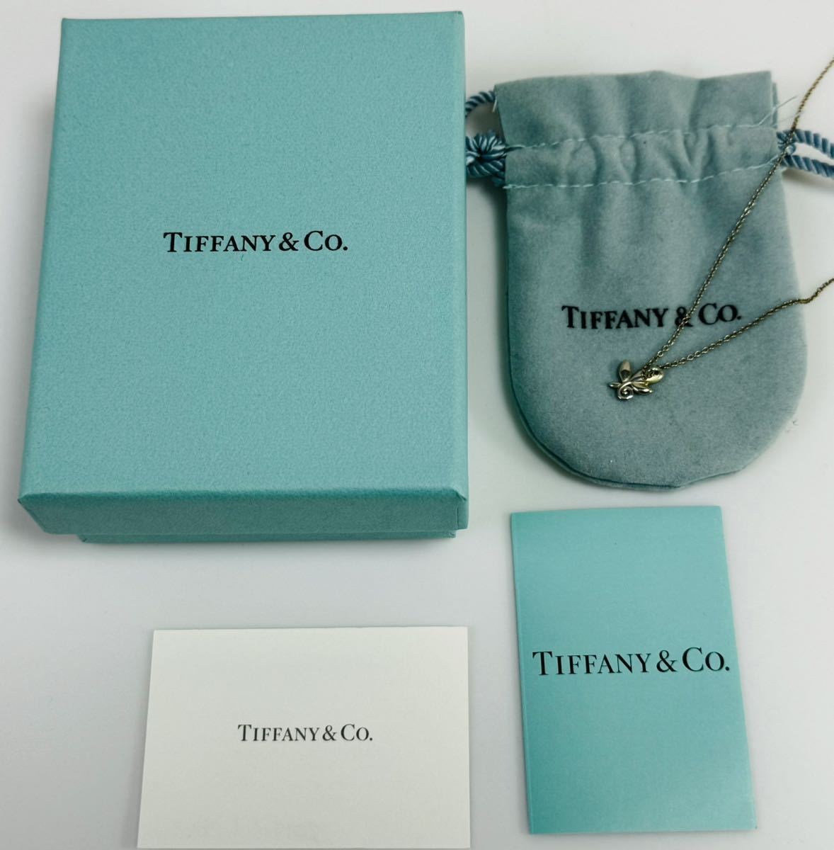 　Ψ TIFFANY&Co ティファニー 925 オリーブリーフ ペンダント/ネックレス 箱 保存袋付/254765/108-46 _画像1