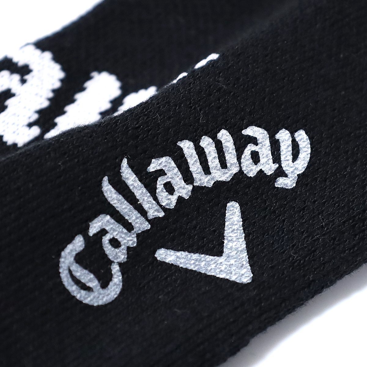 新品 Callaway キャロウェイ ゴルフ メンズ 靴下 セット 2足 ロゴ入り ブラック グレー アンクルソックス C21293101 ◆SJ1252BG_画像5