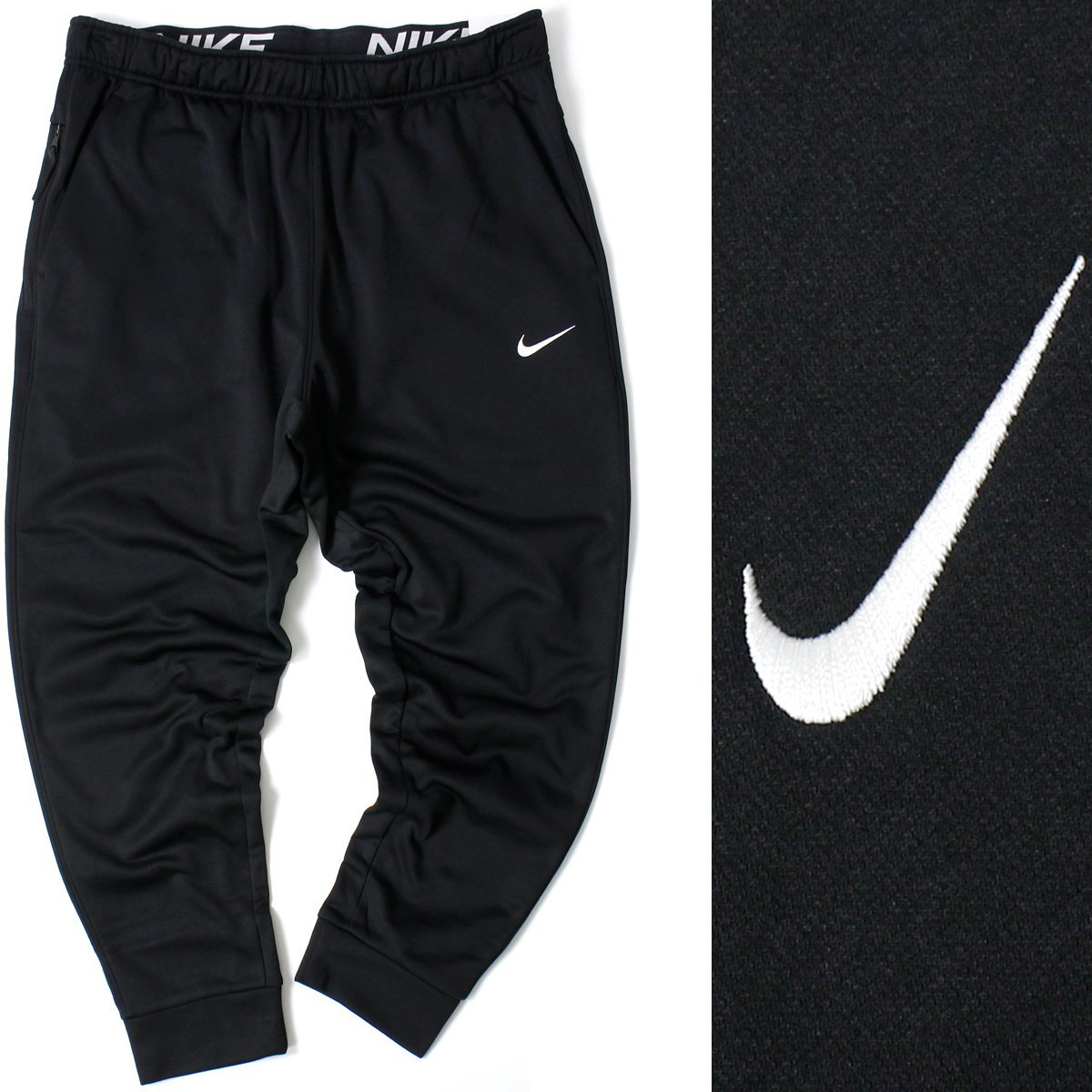 新品 秋冬 NIKE ナイキ Therma-FIT 裏起毛 ジョガーパンツ 2XL ボトムス ロング メンズ トレーニング スポーツ ブラック ◆CI1718B_画像1