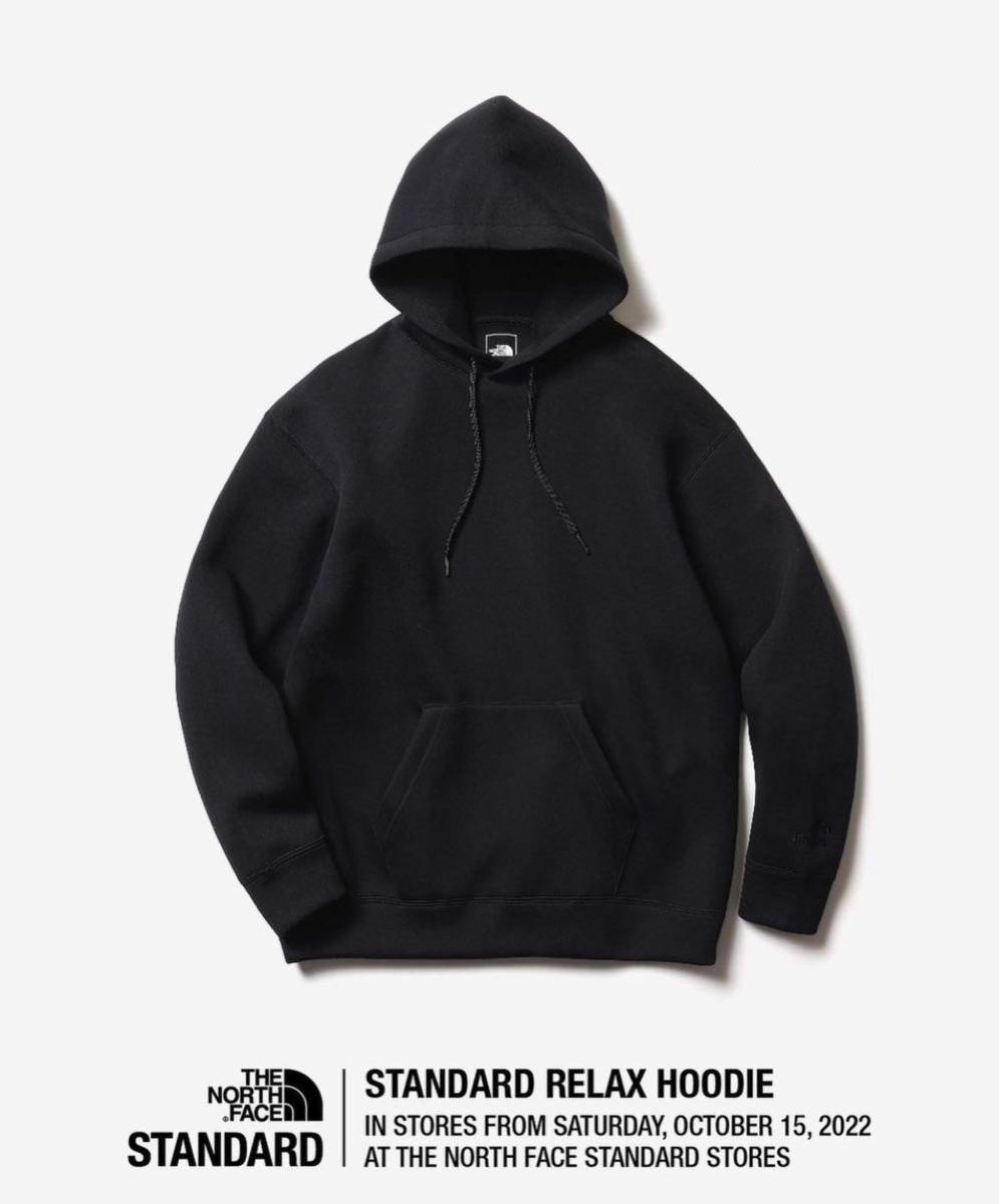 THE NORTH FACE STANDARD RELAX HOODIE ブラック 黒 L ノースフェイス スタンダード スウェット パーカー 限定 レア 希少 完売 新品 未使用