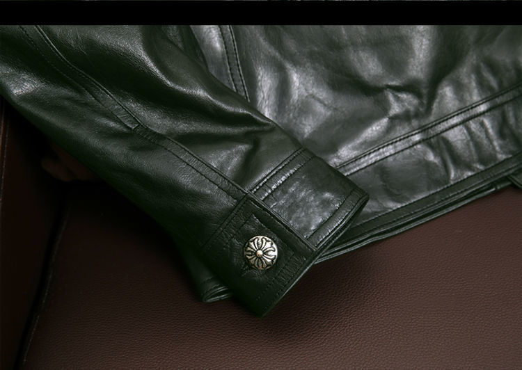 羊革 カーコート 革ジャン ホースハイド 本革 ライダースジャケット メンズファッション コート ロング_画像8