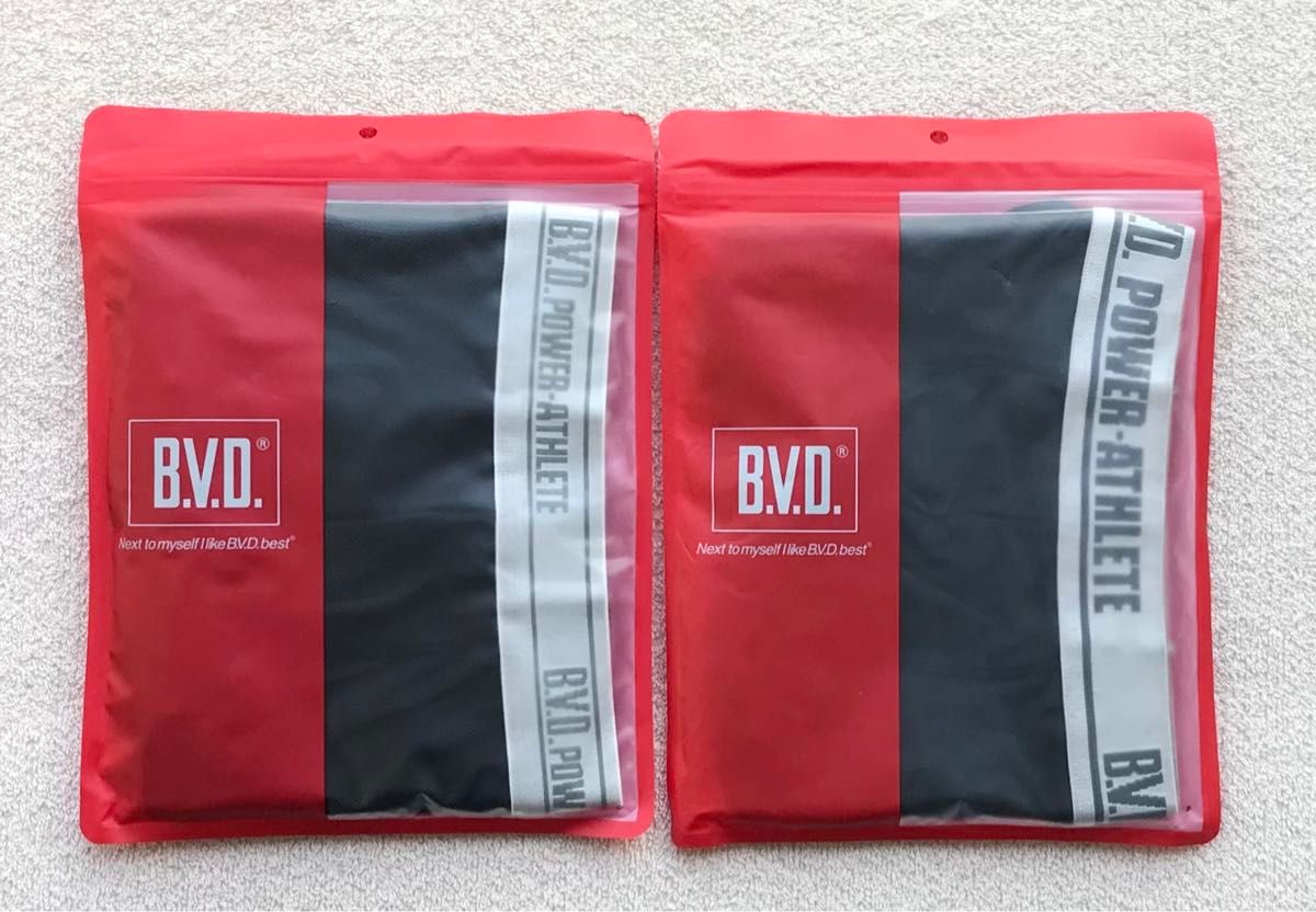 B.V.D ボクサーパンツ Ｌサイズ マイクロ ローライズ ブラック 2枚セット 日本製