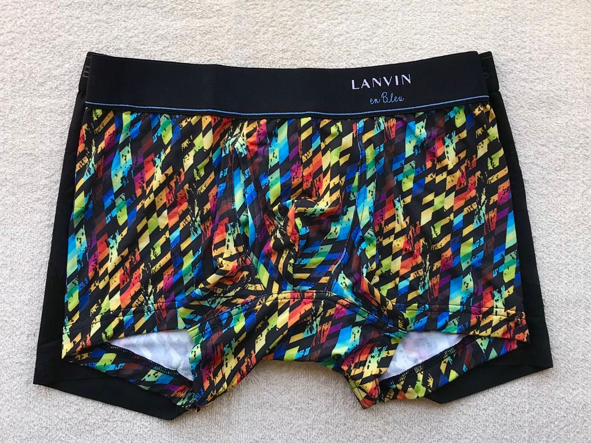 Lanvin en Bleu＆BROS ボクサーパンツ Mサイズ 前開き デザイン日本製＆迷彩 2枚セット