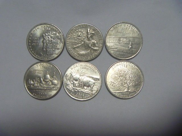 アメリカ 記念硬貨 6種セット 古銭 コイン 記念貨幣 外国貨幣 外国銭 まとめ売り 同梱割引あり