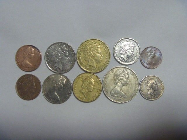 ニュージーランド 古銭 10種セット 硬貨 コイン 外国貨幣 外国銭 まとめ売り 同梱割引あり