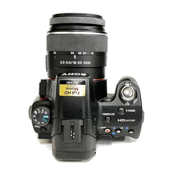 BAM536H SONY ソニー a55 デジタル一眼レフカメラ SLT-A55V/レンズ SAL1855/TAMRON ASPHERICAL LD XR DiⅡ ブラック系_画像4