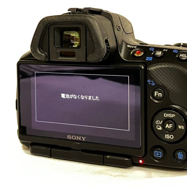 BAM536H SONY ソニー a55 デジタル一眼レフカメラ SLT-A55V/レンズ SAL1855/TAMRON ASPHERICAL LD XR DiⅡ ブラック系_画像6