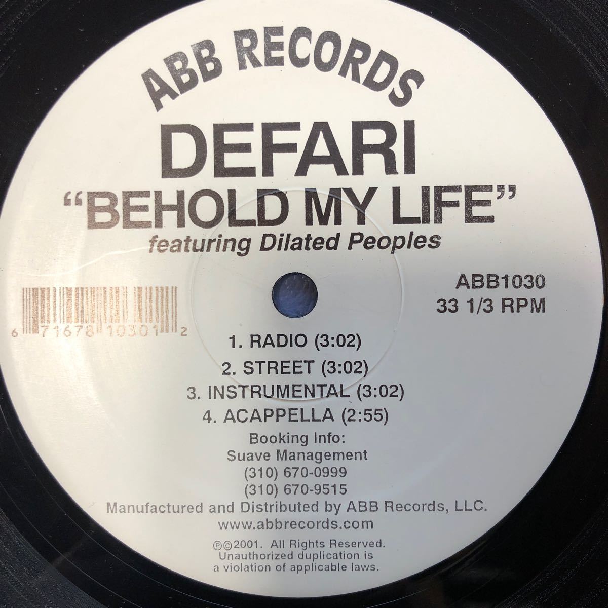 b 12インチ DEFARI Bionic2 Behold My Life LP レコード 5点以上落札で送料無料の画像3