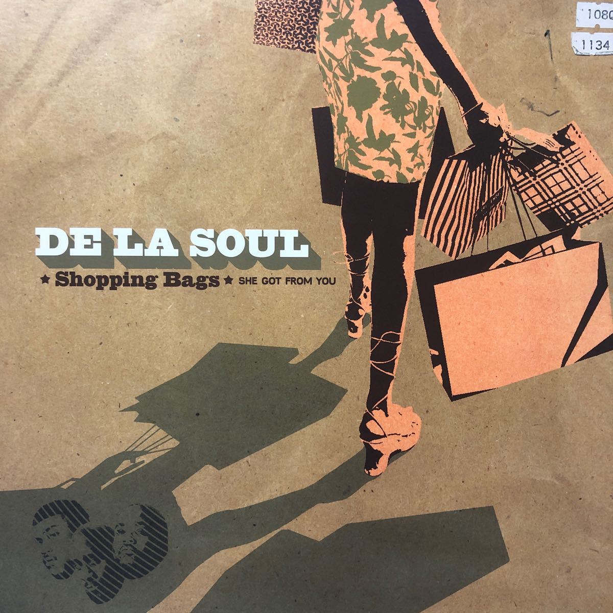 b 12インチ De La Soul デラソウル Shopping Bags The Grind Date LP レコード 5点以上落札で送料無料_画像1