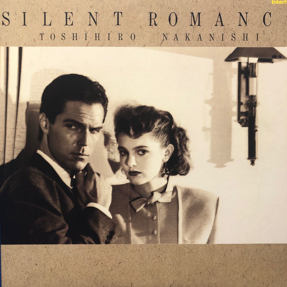 b LP 中西俊博 TOSHIHIRO NAKANISHI Silent Romance プロモ レコード 5点以上落札で送料無料_画像1