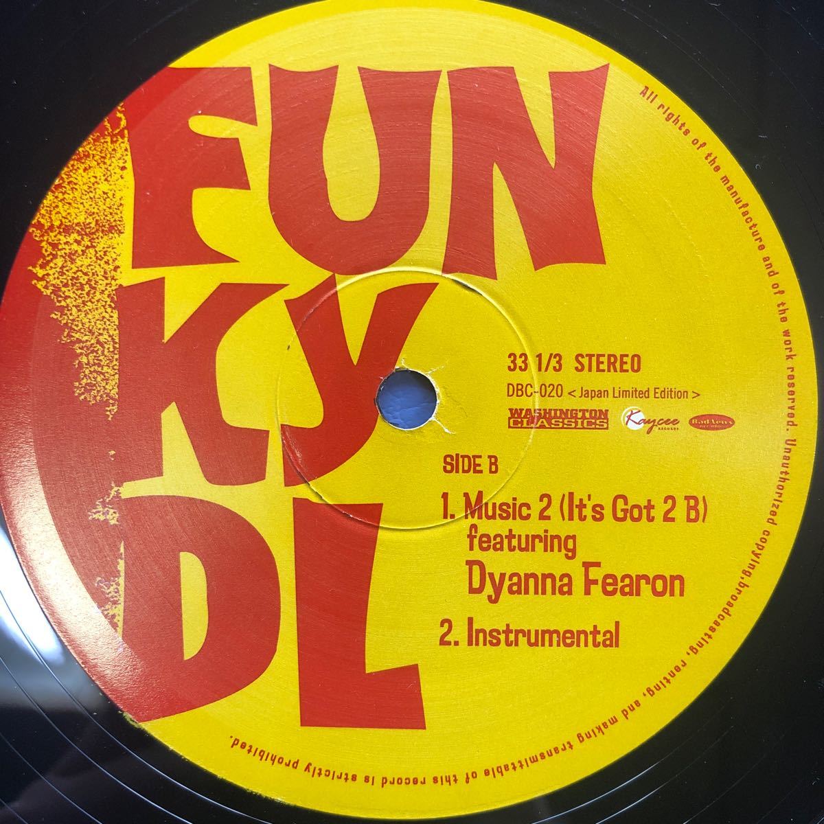 b 12インチ FUNKY DL NOT THE 14 ME LP レコード 5点以上落札で送料無料_画像4