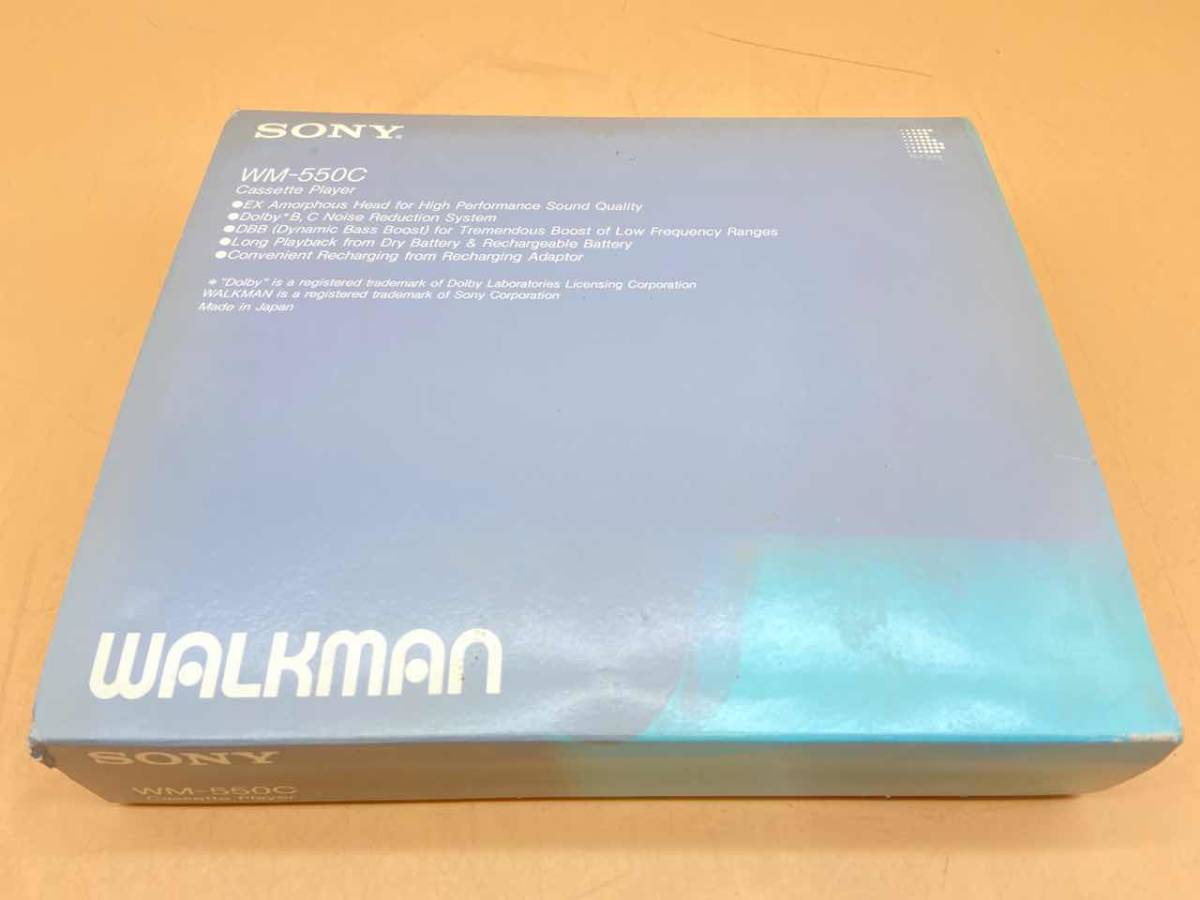 A162［動作未確認品］SONY WALKMAN WM-550C 箱付　現状品　写真が全て　不足部品ある可能性あります　ジャンク　ウォークマン_画像10