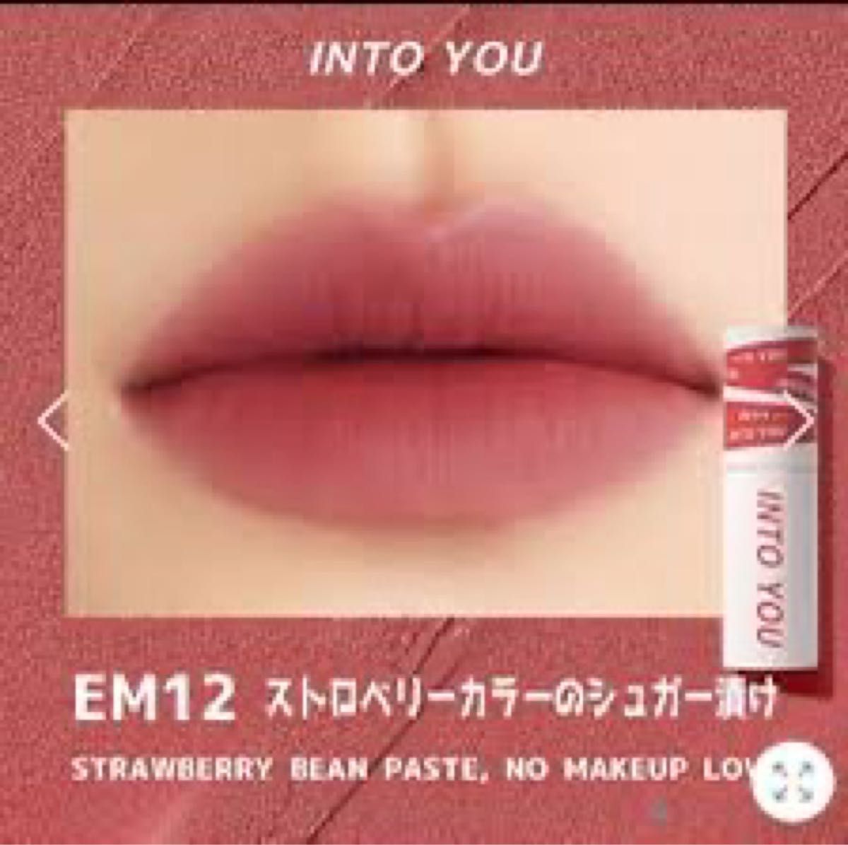 INTO YOU イントゥユー マットティント 泥リップ EM12