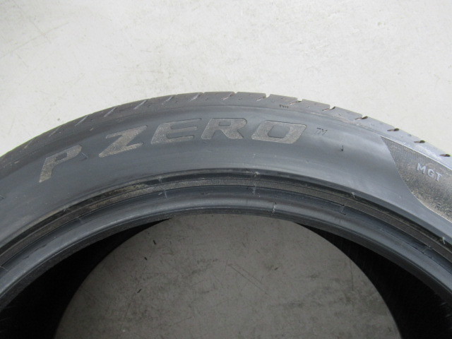 激安即決 PIRELLI P ZERO 245/45ZR19 98Y MGT 2019年製 中古タイヤ 1本 マセラティ承認 ギブリ クワトロポルテ MASERATI サマー Y00015_画像8